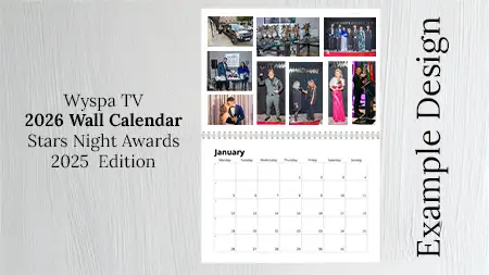 Wyspa TV 2026 Wall Calendar – Stars Night Awards Edition | Pre-Order Now!