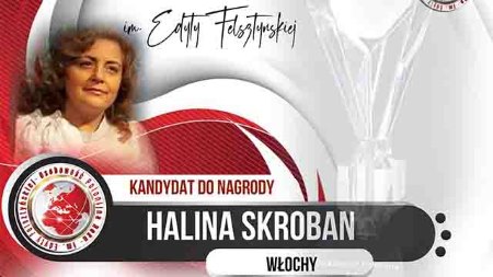 Polish Personality of the Year Award - Interview with Mrs. Halina Skroban (Italy)
